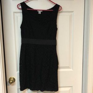H&M black lace dress